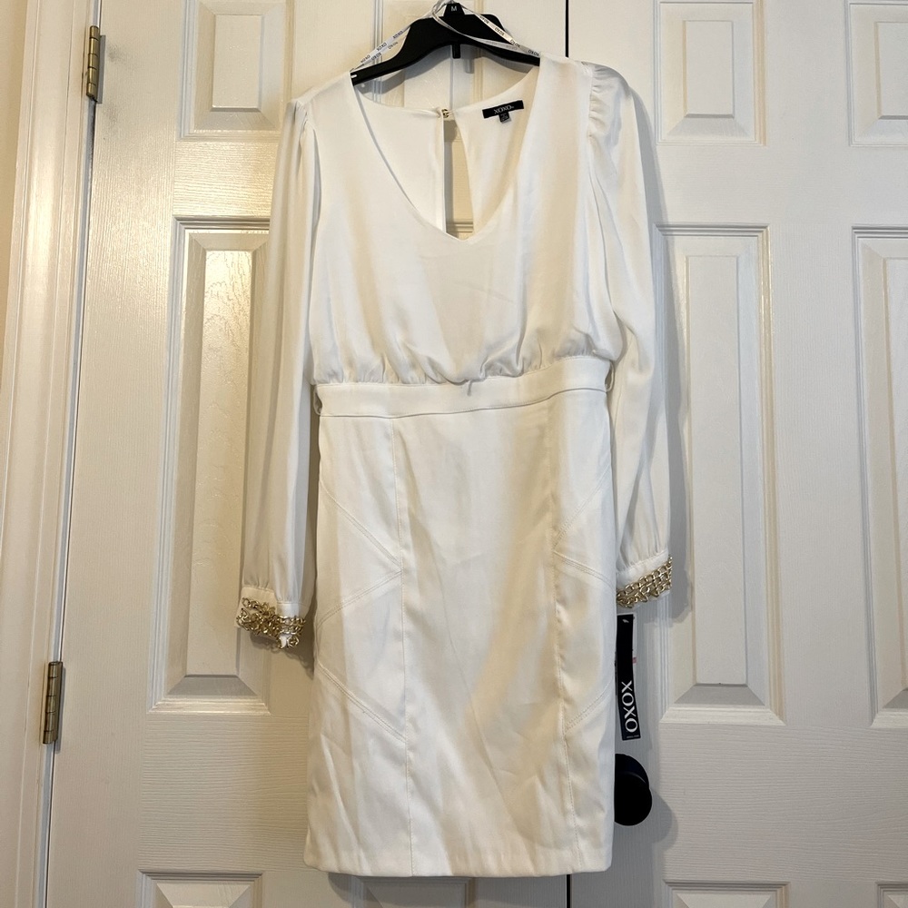 White XOXO Dress NWT